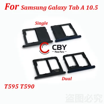 Для Samsung Galaxy Tab A 10.5 SM-T590 T595 Слот для Sim-карты Держатель Лотка Гнездо для чтения Sim-карт Запасные части 2