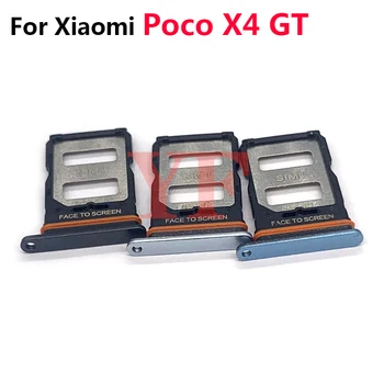 Для Xiaomi Poco X4 GT Лоток для SIM-карты Слот держатель Гнездо адаптера Запасные части
