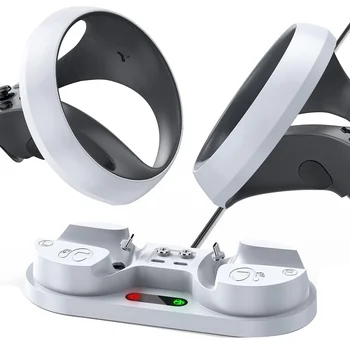 Для контроллера PS VR2 Sense подставка для зарядки игрового контроллера виртуальной реальности 17