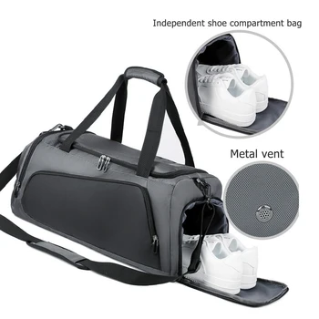 Дорожная сумка для путешествий, Оксфордская сумка для ручной клади, водонепроницаемая портативная с отделением для обуви для плавания, пеших прогулок, кемпинга.