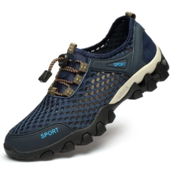 Дышащие кроссовки, мужская обувь, модная обувь 2022 года для мужчин, Альпинистская походная обувь, мужские уличные пляжные кроссовки для ходьбы босиком 12
