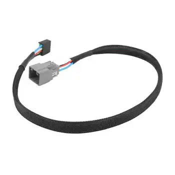 Жгут проводов тормоза прицепа 3021 P Plug and Play T-образный разъем Черная сетка 32 дюйма ABS медь для автомобиля 17