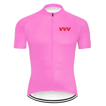 Женская майка для велоспорта на открытом воздухе, куртка для велоспорта MTB, Дышащая Короткая рубашка, Велосипедный майо на молнии, Розовый спортивный топ Ciclismo 15