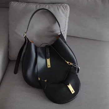 Женская сумка, новые дизайнерские сумки, наплечная сумка-мессенджер, полукруглая сумка для подмышек