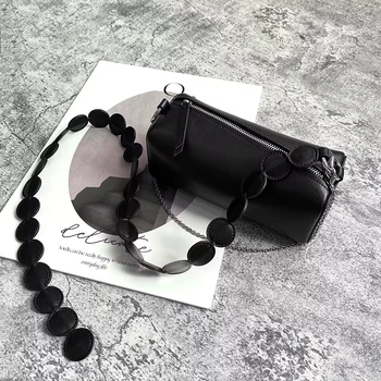 Женские сумки-цилиндры, дизайнерская сумка 2023, модная высококачественная сумка через плечо, широкие ремни, сумка-мессенджер, бесплатная доставка