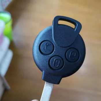 Замена корпуса черного автомобильного ключа для Smart fortwo forfour с 3-кнопочными 4-кнопочными ключами 15