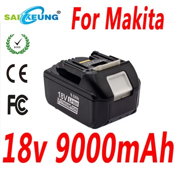 Замените аккумулятор Makita 18V Tool BL1850B 4.0ah 6.0AH 7.0AH 8.0AH 9.0AH, совместимый с BL1840B BL1860B BL1830 BL1815 BL1820 11