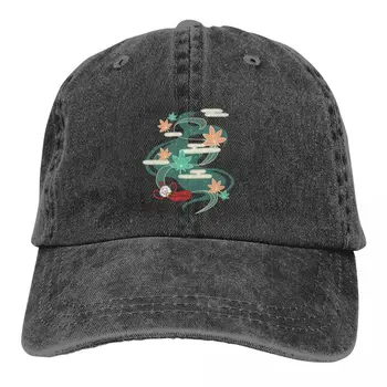 Застиранная мужская бейсболка Maple Winds Trucker Snapback, папина шляпа, шляпы для гольфа Genshin Impact.