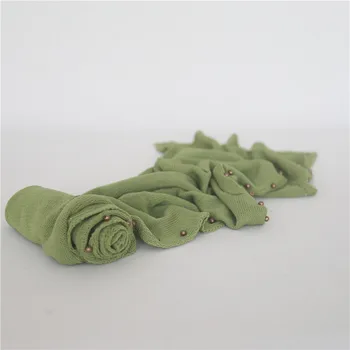 Зеленая стретч-пленка для новорожденных, слой ткани для пеленания, реквизит для фотосессии, жемчужная пленка для новорожденных, реквизит для фотосессии 4