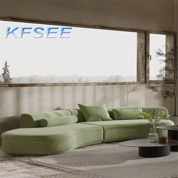 изогнутый 3-местный диван Kfsee длиной 210 см