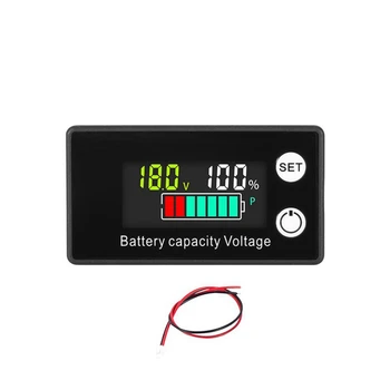 Индикатор емкости аккумулятора 6133A DC8V-100V Свинцово-кислотный литиевый цветной экран Lifepo4 16