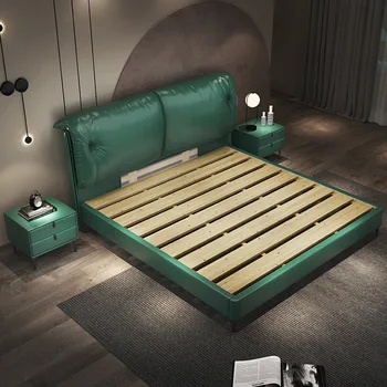 Итальянская роскошная, современная и контрактная мягкая мебель для спальни длиной 1,8 метра 17