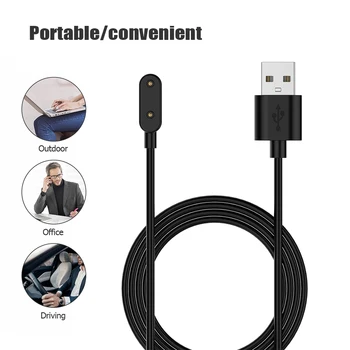 Кабель для зарядного устройства смарт-браслета, портативный USB-кабель для зарядки, защита от короткого замыкания на выходе шнура для смарт-браслета OPPO Band 2