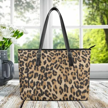 Классическая коричневая леопардовая дизайнерская сумка Женская модная повседневная сумка через плечо из искусственной кожи в стиле ретро для покупок на открытом воздухе Маленькая сумка подмышками в подарок 6