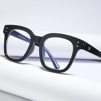 Классические брендовые дизайнерские очки для чтения при близорукости Мужские Женские Роскошные Квадратные Женские очки с синим светом