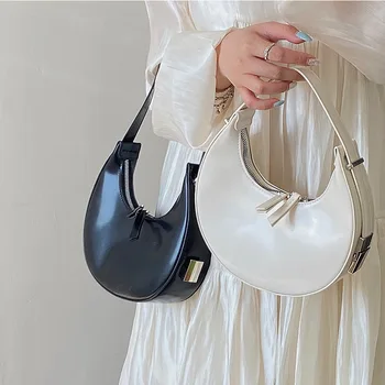 Клатч из веганской кожи, маленькая сумочка, модная дизайнерская сумка через плечо для женщин, женские сумки-тоут в стиле ретро Classi с застежкой-молнией