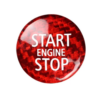 Кнопка Запуска и Остановки Двигателя из Углеродного Волокна, Наклейка на Внутреннюю Отделку Mini Cooper R55 R56 R57 R58 R59 R60 R61 (A) 16
