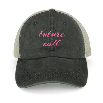 Ковбойская шляпа Future Milf в стиле ретро с тепловым козырьком, милые женские шляпы, мужские