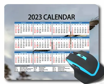 Коврик Для Мыши с Календарем на 2023 Год, Полет Световой Формы На Фоне Вуали Пользовательские Игровые Коврики Для Мыши с дизайном 5