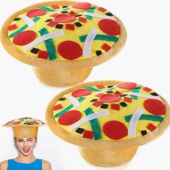 Косплей-шляпа для пиццы и пирога, праздничная кепка для взрослых и детей