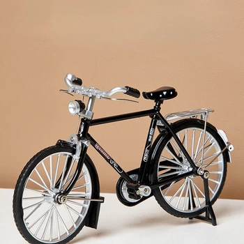 Креативная ретро модель велосипеда с 28 перекладинами, украшения для винного шкафа в гостиной 7