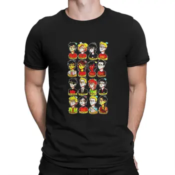 Креативная футболка Percy Jackson для мужчин, базовая футболка с круглым вырезом PJO + HOO, отличительная подарочная одежда, топы 5