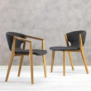Кухонные стулья для отдыха из ротанга, Обеденные стулья, кресло Accent, Современные Обеденные стулья на открытом воздухе, Дизайнерская мебель для дома Sedie Cucina YX50DC 15