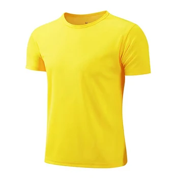 Летняя спортивная футболка из сетчатого материала, мужская крутая футболка для бодибилдинга, легкая, дышащая, однотонная с короткими рукавами 5