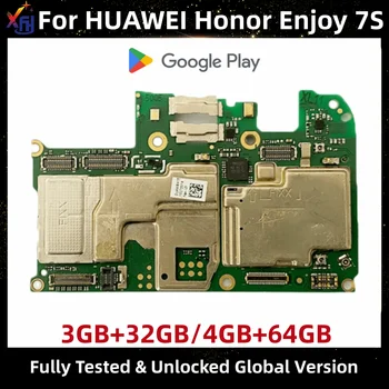 Логическая плата для HUAWEI Honor Enjoy 7S, FIG-L31, 32 ГБ, 64 ГБ Оригинальные Разблокированные Материнские платы с установленным приложением Google 11
