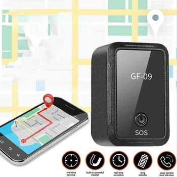 Локатор GF09 Портативный GPS-Трекер Wifi С Защитой от кражи И Потери Местоположения, Безопасный Трекер для Пожилых людей, Детей, Автомобилей, Домашних животных - Черный 11