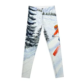 Лыжи - Леггинсы Clear Lady Leader, штаны для йоги, женская спортивная одежда 5