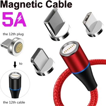 Магнитный Кабель Micro USB С Магнитной Вилкой Type C Зарядный Шнур Для LG Q7 Apple iPhone XS MAX OUKITEL WP5 Pro HTC U11 Life Charge Wire 3