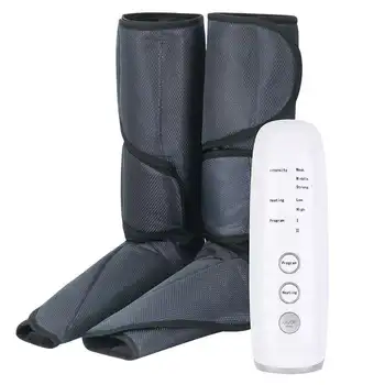 Массажер для ног с воздушным давлением 360 °, способствующий циркуляции крови, Массажер для тела, расслабление мышц, Лимфодренажное устройство 7