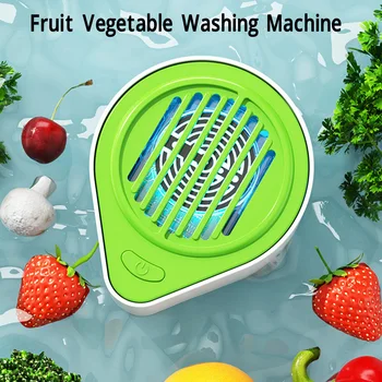 Машина для мытья фруктов и овощей ABS Бытовой очиститель пищевых продуктов в форме капсулы, Ионная очистка, Беспроводная мойка овощей