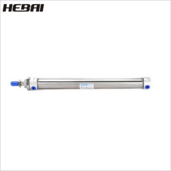 Мини-цилиндр из высококачественной нержавеющей стали HEBAI Pneumatic MA16 с плоским хвостом диаметром 100/125/140/150/180/200 мм, мини-пневматический цилиндр 17