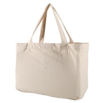 Многоразовая сумка для покупок в продуктовых магазинах, хлопковая сумка через плечо, сумка-тоут с ручками, женская сумка из супермаркета 7