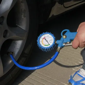 Многофункциональный измеритель давления в шинах для грузовых автомобилей, измеритель с циферблатом, автомобильный тестер, инструмент для контроля накачки шин