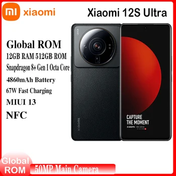 Мобильный телефон Xiaomi 12S Ultra 12 S Ultra Global Rom Snapdragon 8 + Gen 1 Восьмиядерный 6,73 