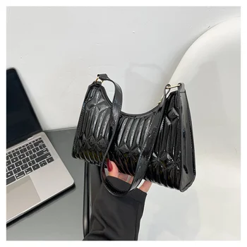 Модная женская роскошная сумка с вышивкой в стиле ретро из искусственной кожи, простые сумки через плечо под мышками, женские дизайнерские сумки-тотализаторы, сумка-кошелек 10