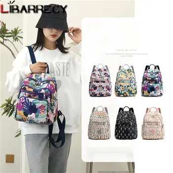 Модный Новый женский рюкзак для отдыха с цветочным рисунком, женский противоугонный рюкзак, Высококачественные нейлоновые женские дорожные сумки 13