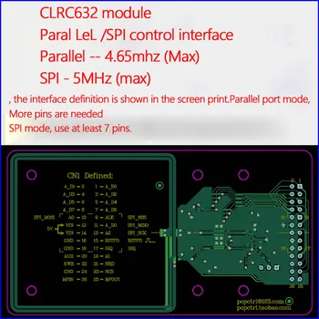 Модуль CLRC632, модуль RFID чтения/ записи, плата разработки 5 В или 3,3 В