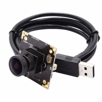 Модуль камеры WDR Fisheye USB H.264 с разрешением 30 кадров в секунду 1920*1080 Aptina AR0331 с Широким динамическим диапазоном печатной платы цифрового аудио 7