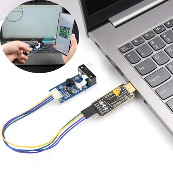 Модуль сканера 2D-кодов Поддерживает высокоточное сканирование штрих-кодов, встроенный считыватель штрих-кодов и QR-кода, встроенный интерфейс USB / UART 6