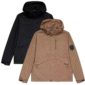 Мужская Женская Походная куртка, водонепроницаемая быстросохнущая одежда для кемпинга, охоты, пальто для спорта на открытом воздухе, ветровка с буквой B, M-4XL