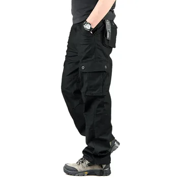 Мужские военные тактические брюки, Высококачественные брюки-карго с несколькими карманами, спортивные штаны для пеших прогулок, для скалолазания, Pantalon Hombre, Размер 44