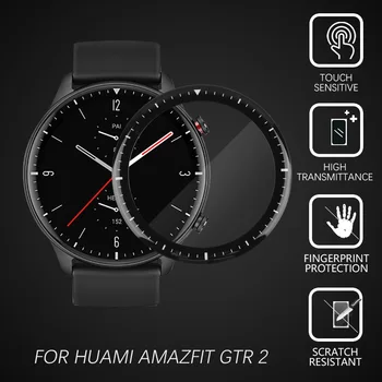 Мягкая защитная пленка с 3D изогнутыми краями для Xiaomi Huami Amazfit GTR 2, защитная пленка для смарт-часов Amazfit Watch GTR2 1