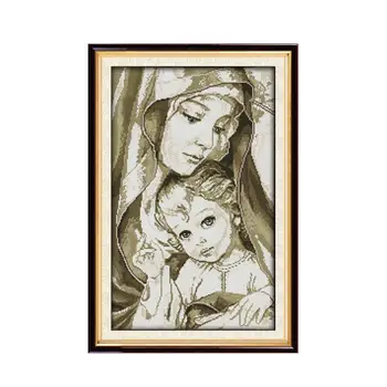Набор для вышивания крестиком Virgin Mary (2) 18ct 14ct 11ct количество напечатанных швов на холсте, вышивка, рукоделие ручной работы своими руками 16