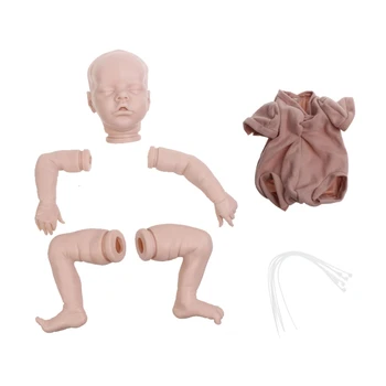 Набор заготовок Reborn Baby DIY для спящего младенца Новорожденная неокрашенная виниловая неокрашенная кукла 15