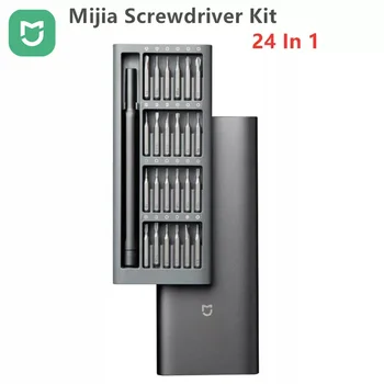 Набор отверток для ежедневного использования Mijia, 24 прецизионных магнитных бита, алюминиевая коробка, набор отверток 