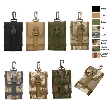 Наружная тактическая сумка Штурмовой боевой камуфляжный пакет Тактическая сумка для мобильного телефона Molle 11